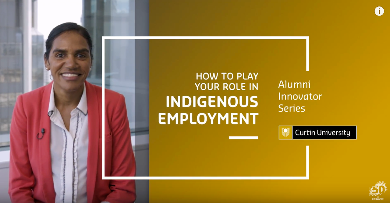 Indigenous Employment: Kyra Bonney Alumni Innovator Series