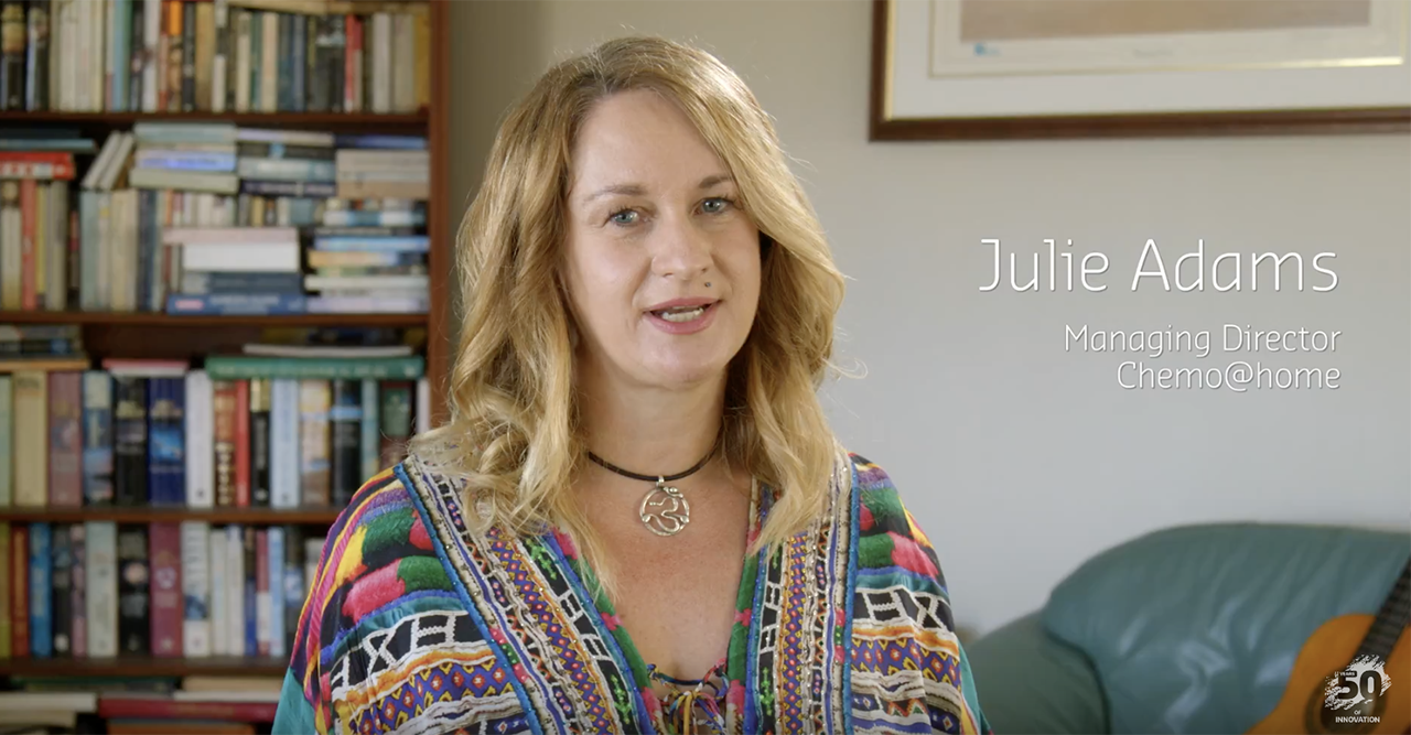 Watch Chemo@home: Julie Adams Curtin Alumni Innovator